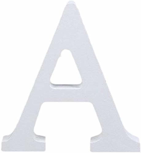 Producto Cosanter 1x Alfabeto Inglés Moderno 26 Letras Blanco Madera Casa Fiesta Decoración