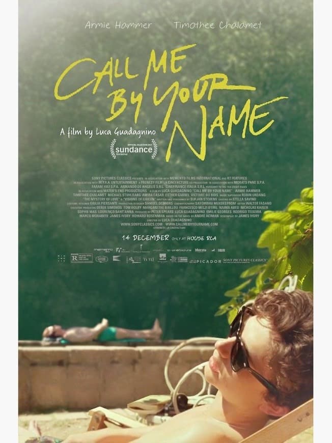 Movie Call Me by Your Name