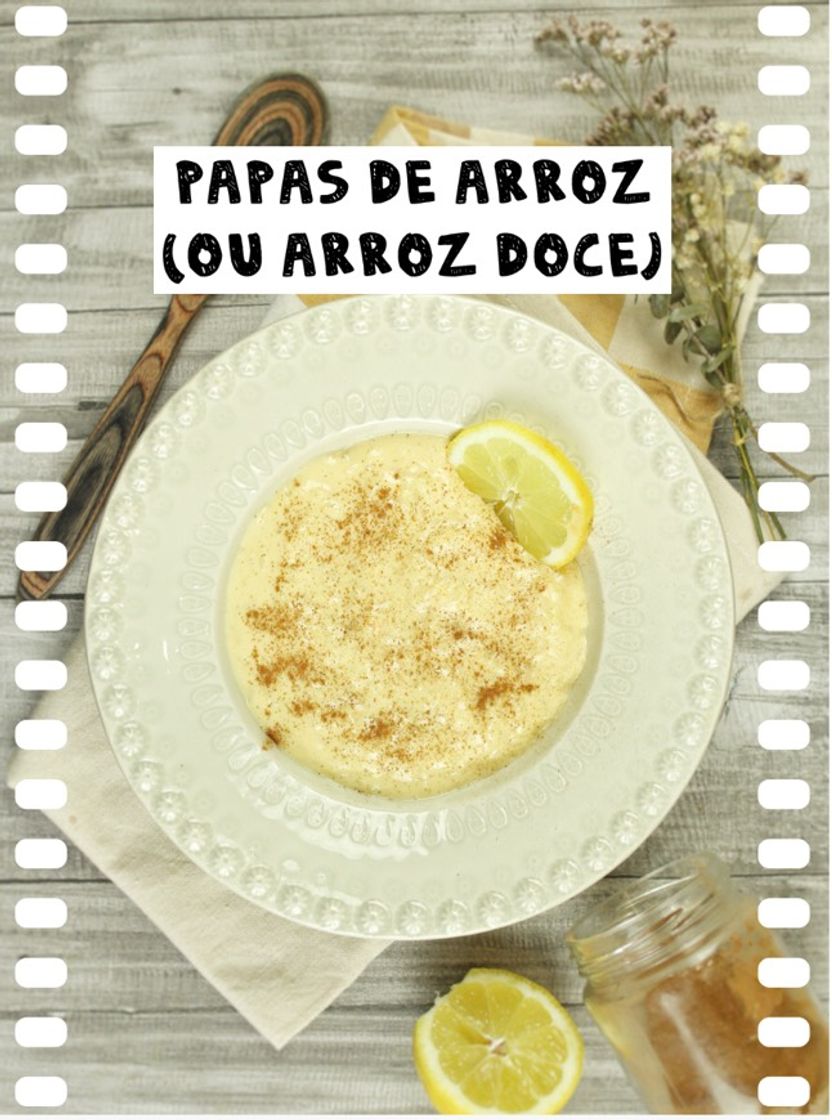 Moda Papas de Arroz ou Arroz Doce Saudável 