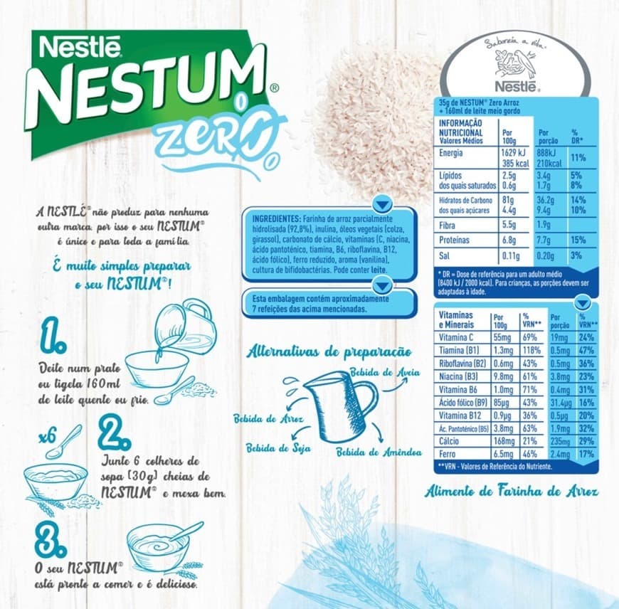 Producto Nestum Arroz 