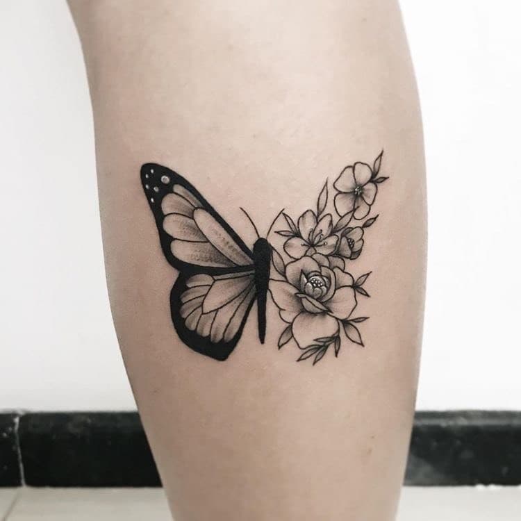 Fashion Tattoo borboleta #2