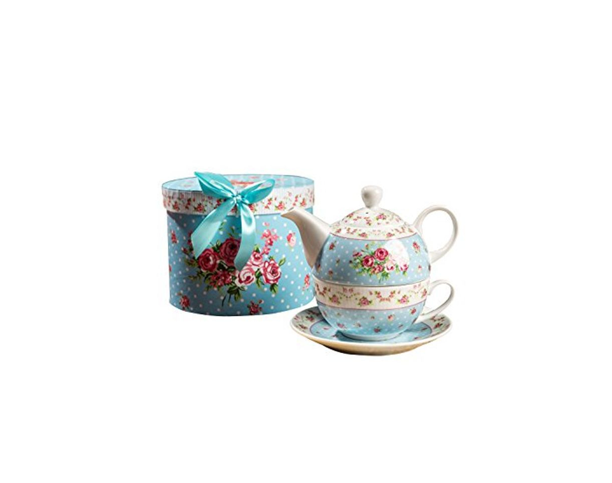 Product London Boutique - Tetera y Taza de Porcelana para una Tetera