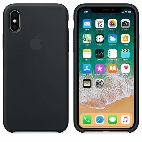 Electrónica Funda Silicona para iPhone XS MAX Silicone Case, Textura Suave, Forro Microfibra