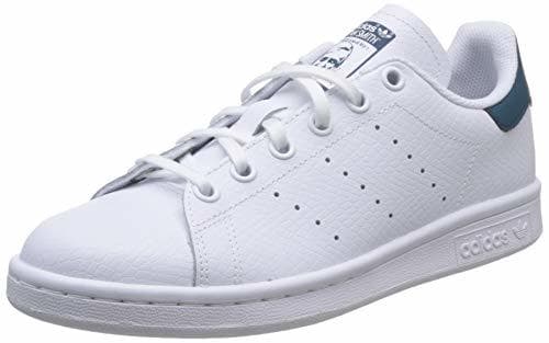 Fashion adidas Stan Smith J, Zapatillas de Gimnasia Unisex Niños, Blanco