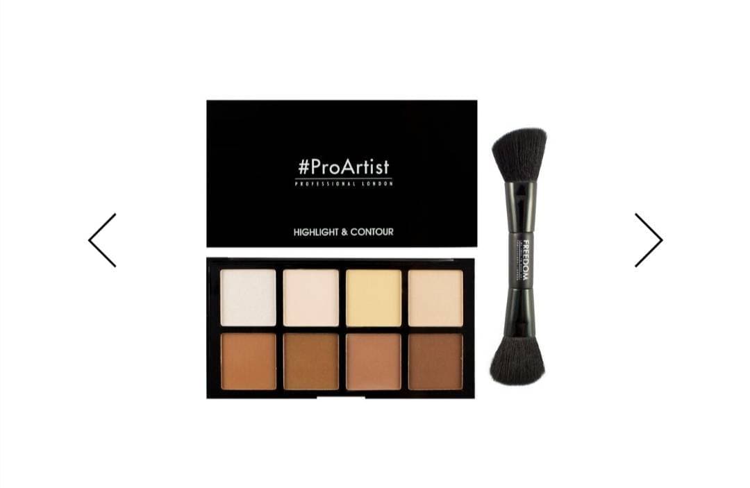 Moda FREEDOM highlighter and contour set