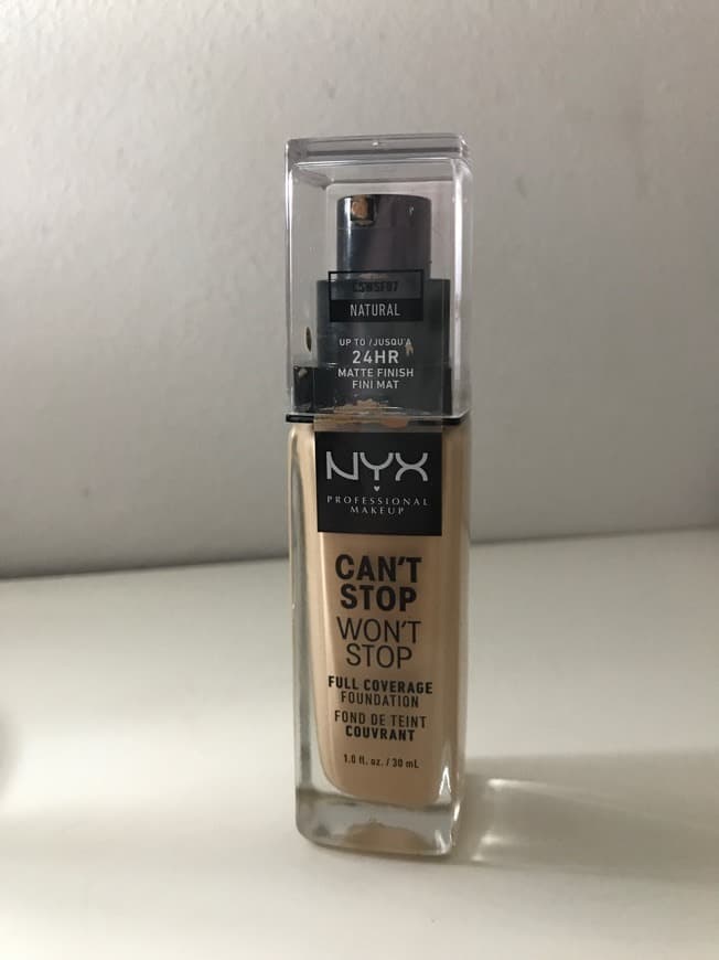 Belleza NYX Professional Makeup Base de maquillaje Can't Stop Won't Stop Full Coverage