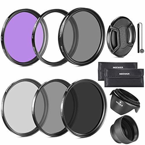 Electronic Neewer Filtro para Lentes de 52 mm Accesorio Kit