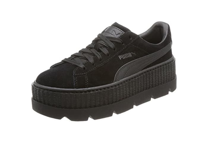 Moda Puma x Fenty Cleated Creeper Suede Black by Rihanna