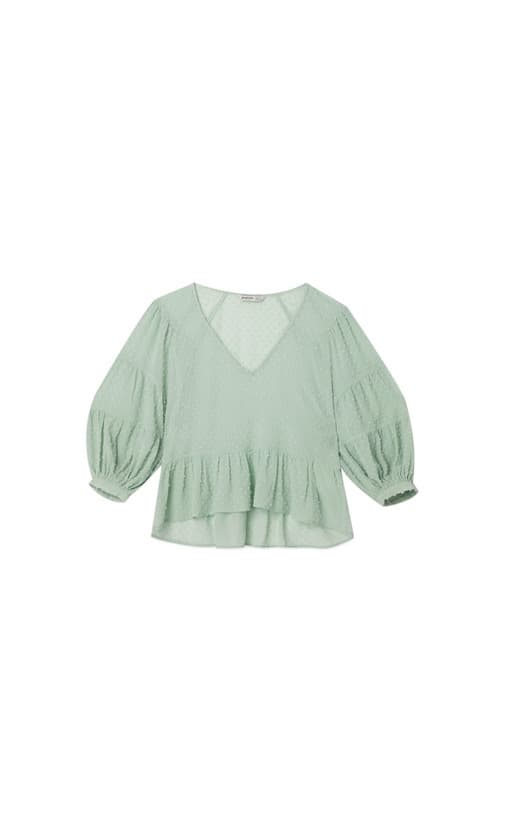 Producto Blusa de peplum em plumeti