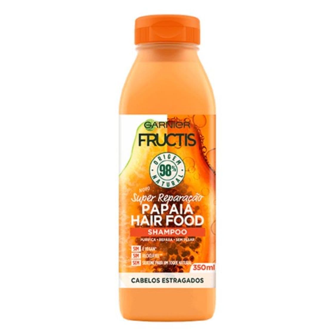 Fashion Fructis Hair Food Papaia Champô 