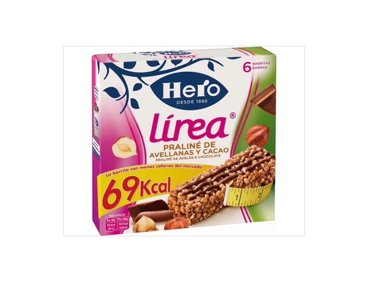 Product Barras Cereais Hero Linea Praliné