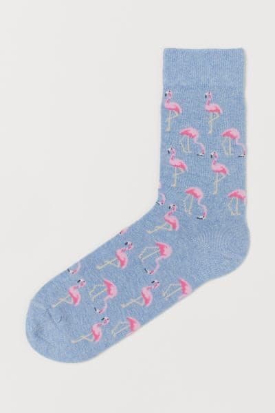 Fashion Meias Flamingo