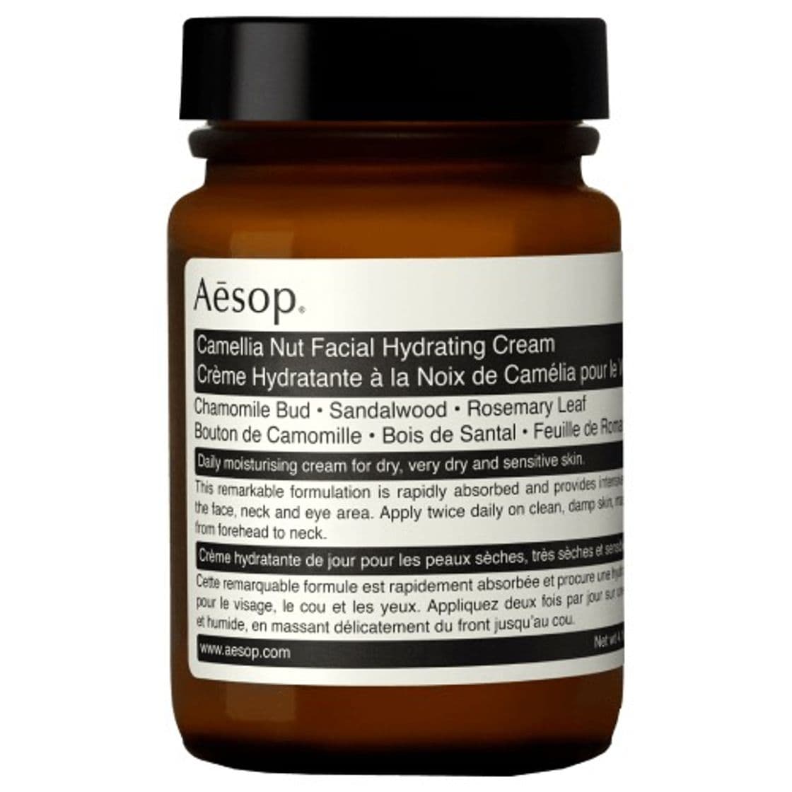 Moda Aesop Camellia Nut Crema hidratante facial 120 ml