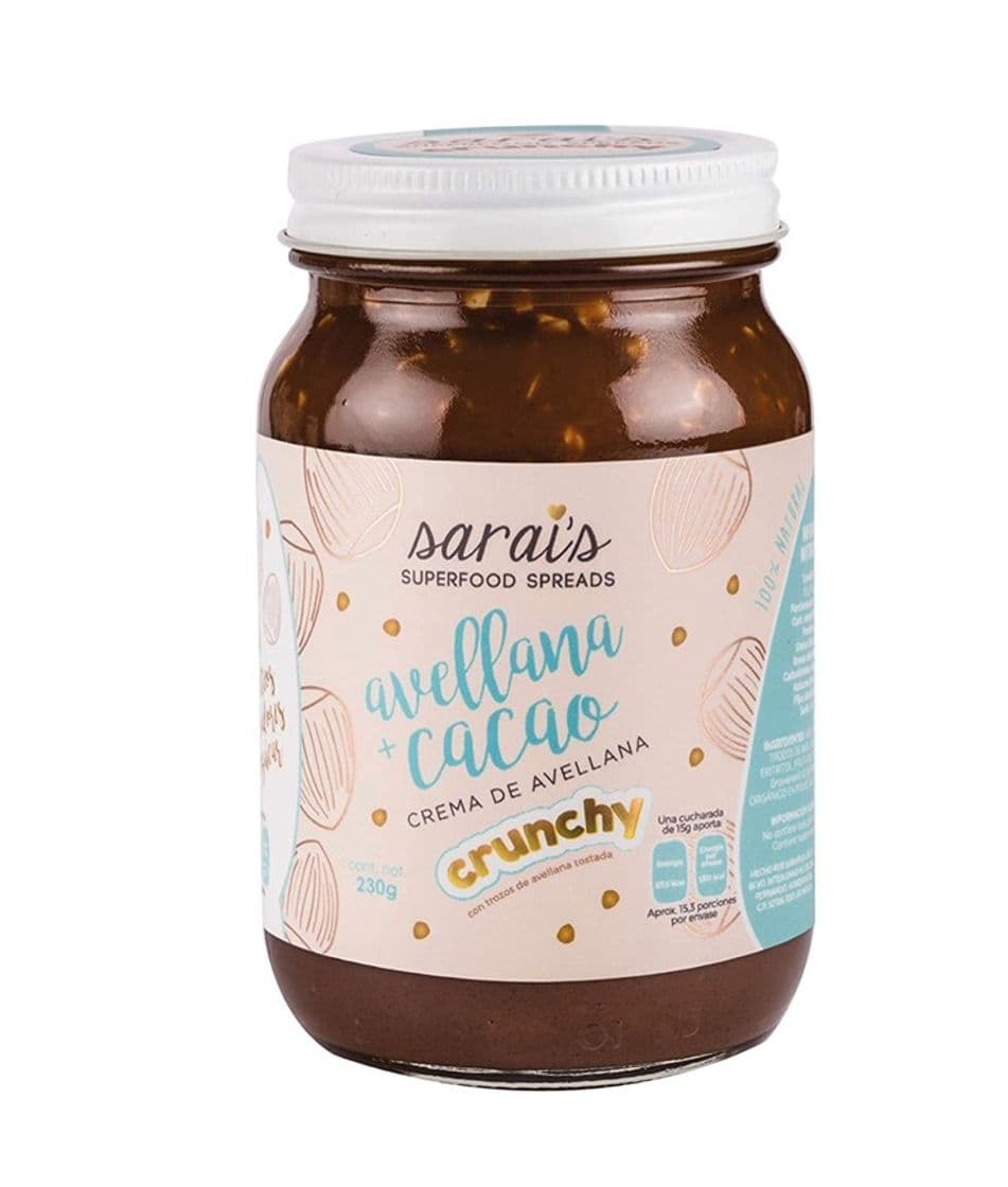 Moda Crema de avellana y cacao crunchy sin azucar