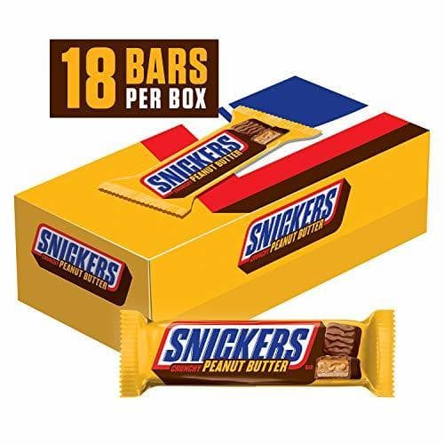 Producto SNICKERS Peanut Butter Squared Singles Size Chocolate Candy Bars 1.78-Ounce Bar 18-Count