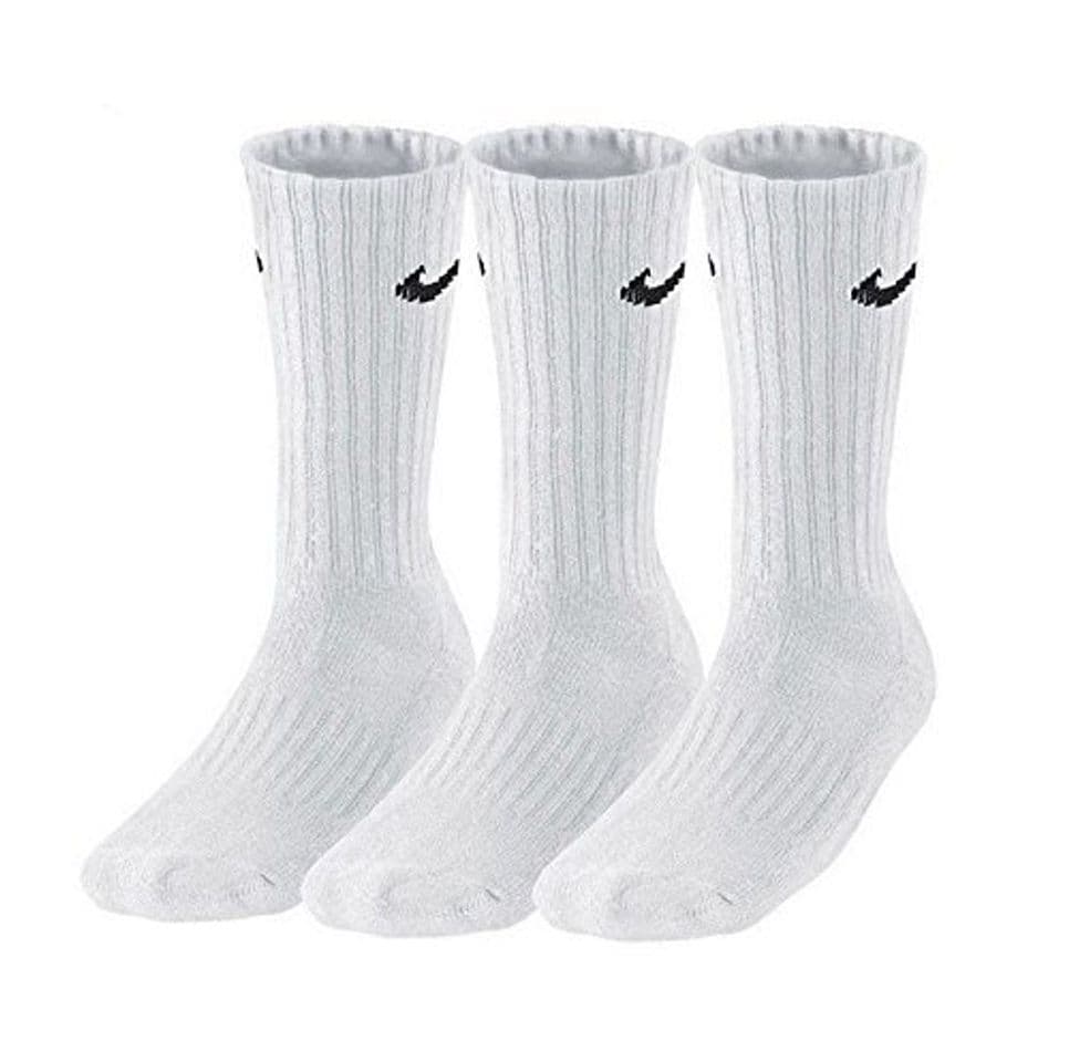 Fashion Nike 3Ppk Value Cotton Crew - Calcetines unisex