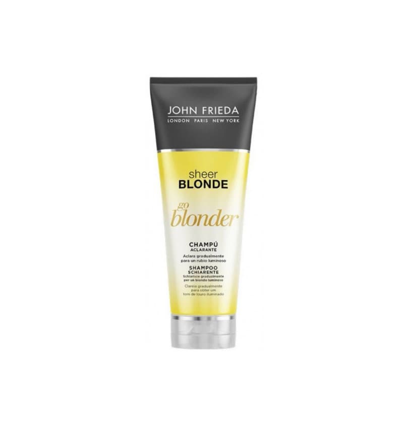 Producto Sheer Blonde Champu Aclarante Cabellos Rubios John Frieda 