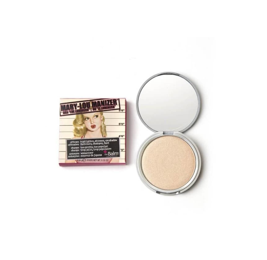 Beauty The Balm Highlighter Powder Mary Lou Manizer Shimmer Highlighter Puder Rozświetlający