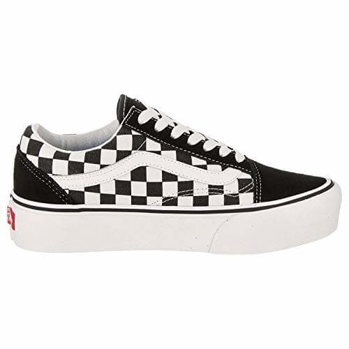 Moda Vans Old Skool Platform Calzado Checkerboard