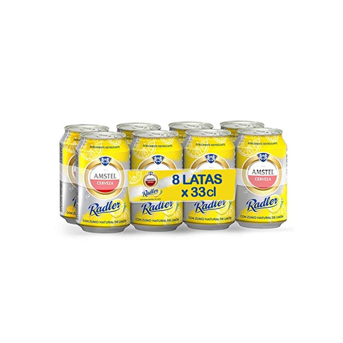 Product Amstel Radler Limon Cerveza - Pack de 8 x 330 ml -Total