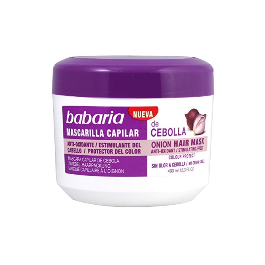 Belleza Babaria Mascarilla Capilar de Cebolla Anti Oxidante