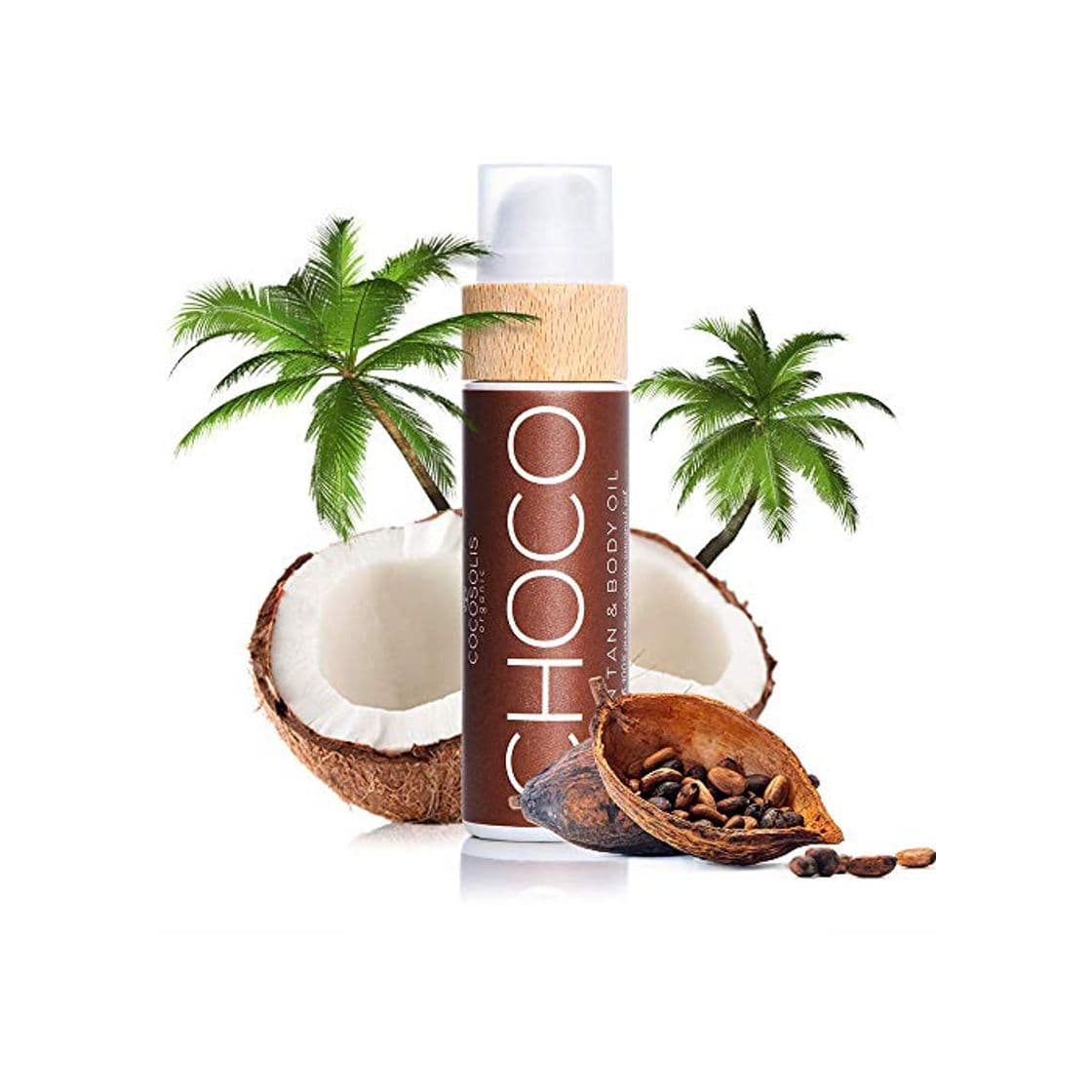 Belleza COCOSOLIS Bronceado & Aceite Corporal De Cacao | Aceite De Bronceado Orgánico | Obtenga