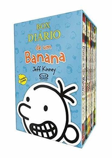 Book Box Diário de Um Banana - 8 Volumes