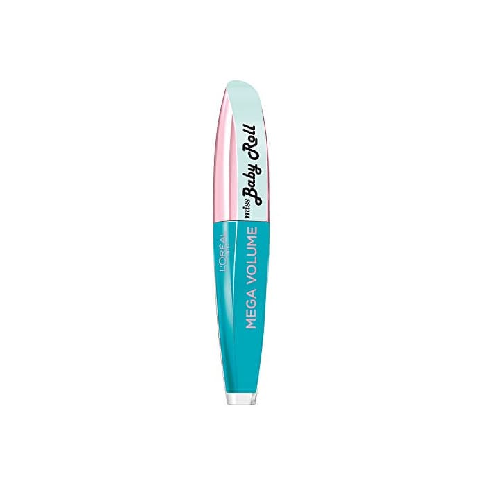 Beauty L'Óreal Paris Máscara de Pestañas Mega Volumen Miss Baby Roll Teal Blue