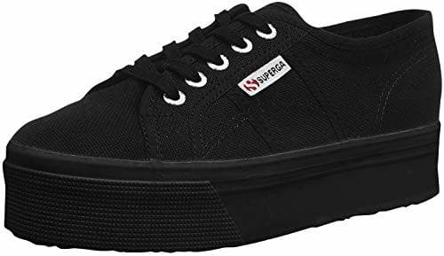 Fashion Superga 2790Cotw Linea Up And Down, Zapatillas Unisex adulto, Negro