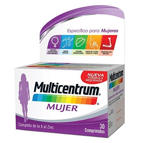 Belleza Multicentrum Mujer Complemento Alimenticio con 13 Vitaminas y 11 Minerales