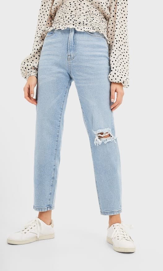 Producto calças mom jeans 