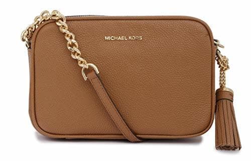 Fashion Michael Kors Leather Mujer Cross Body Bag Tostado