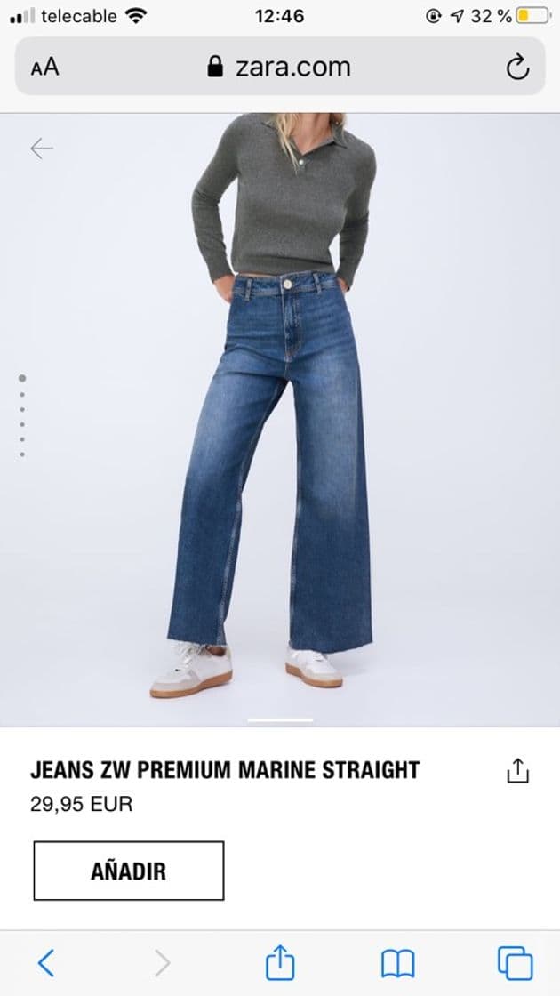 Fashion JEANS ZW PREMIUM MARINE STRAIGHT | ZARA España