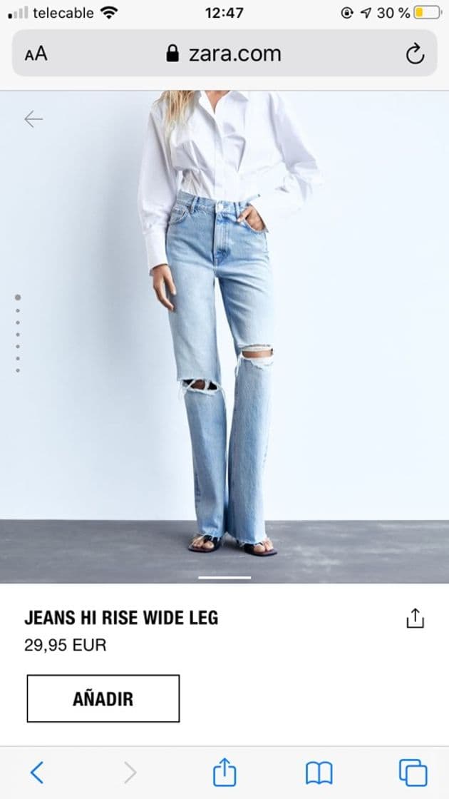 Fashion HI-RISE WIDE-LEG JEANS TRF | ZARA International