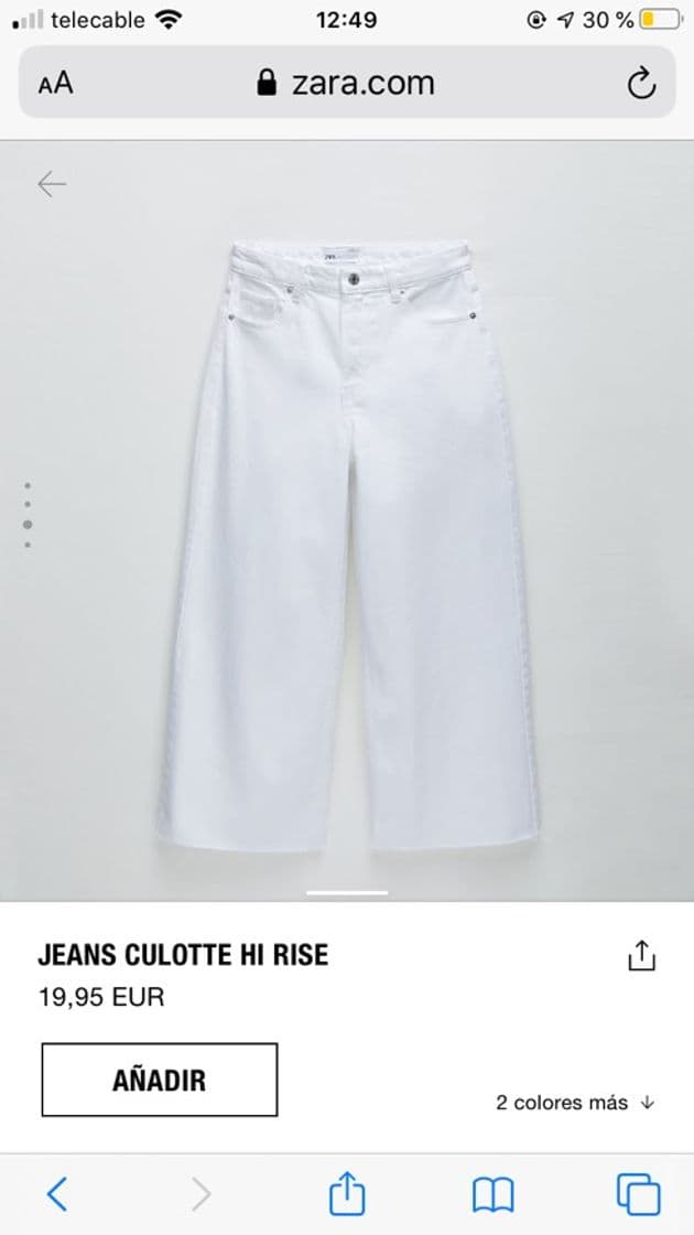 Fashion JEANS CULOTTE HI RISE | ZARA España