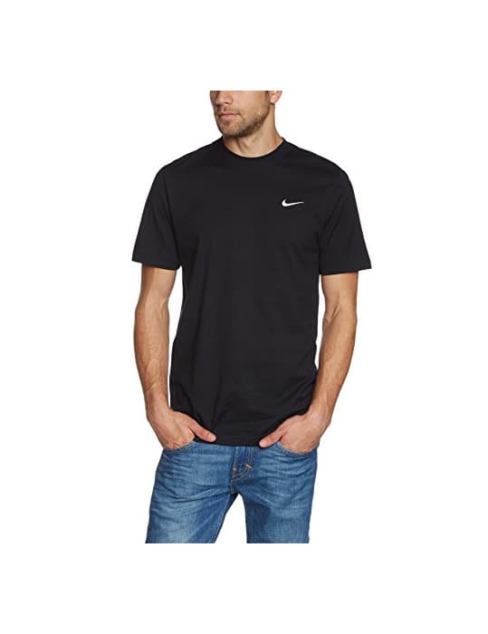 Fitness Nike tee-Embrd Swoosh C/O - Camiseta con Manga Corta para Hombre