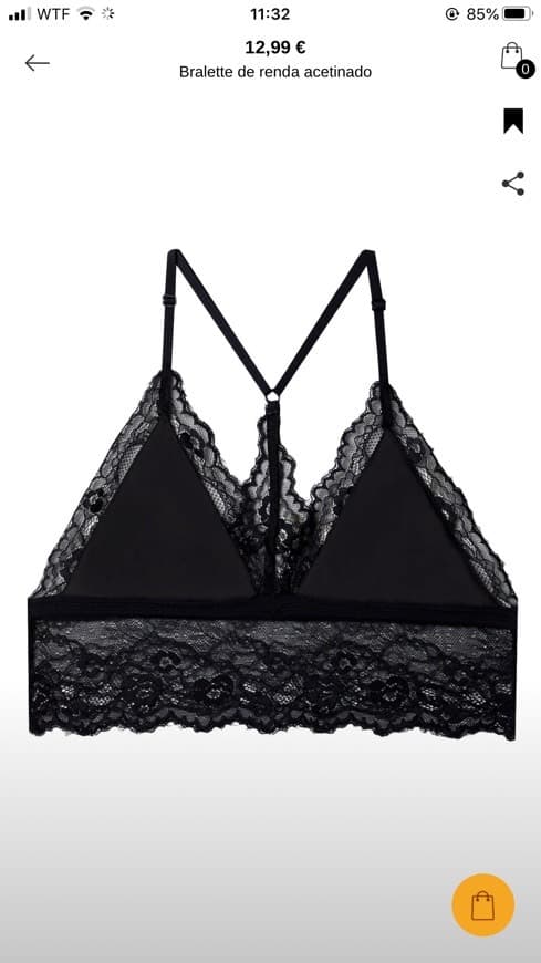 Fashion Bralette Cetim