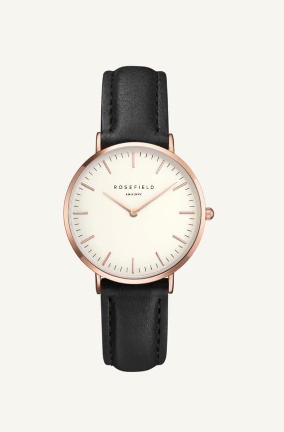 Producto The Tribeca White Black Rose gold
33mm