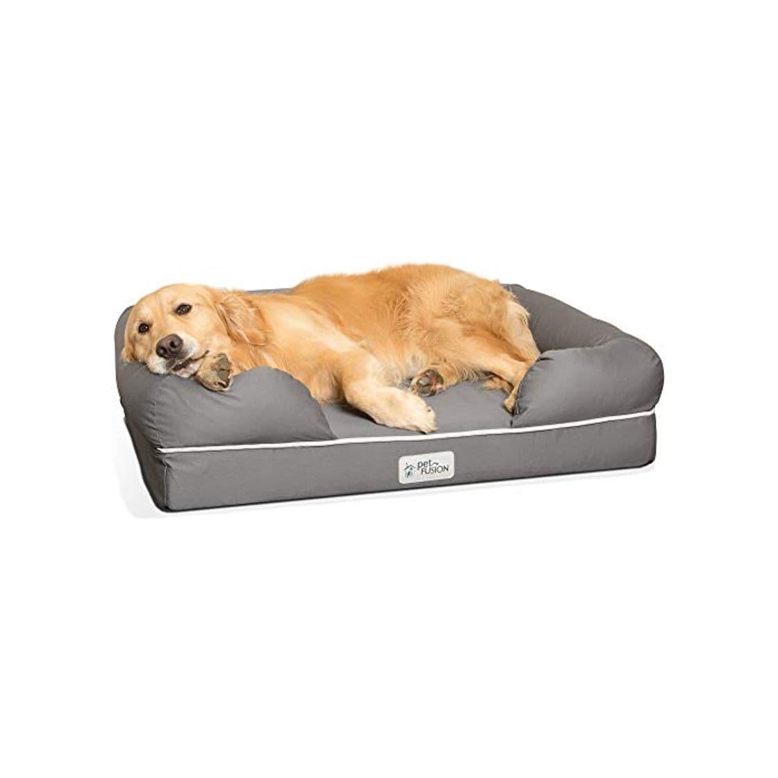 Product Cama de espuma viscoelástica para perros medianos y grandes, Gris