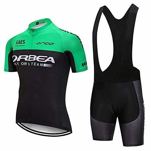 Producto CHHBS Traje Equipacion Ciclismo Hombre Verano con 5D Acolchado De Gel,Traje Ciclismo