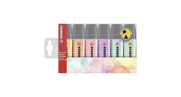 Producto STABILO BOSS Original PASTEL - Marcador - Estuche 6 colores