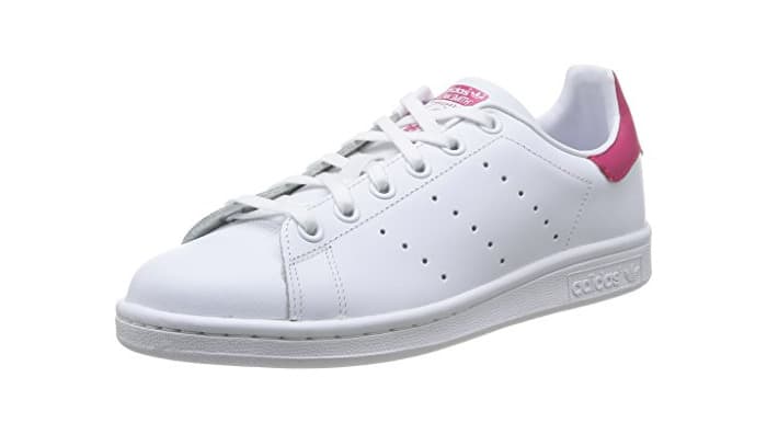 Moda adidas Stan Smith J, Zapatillas Unisex Niños,  Blanco