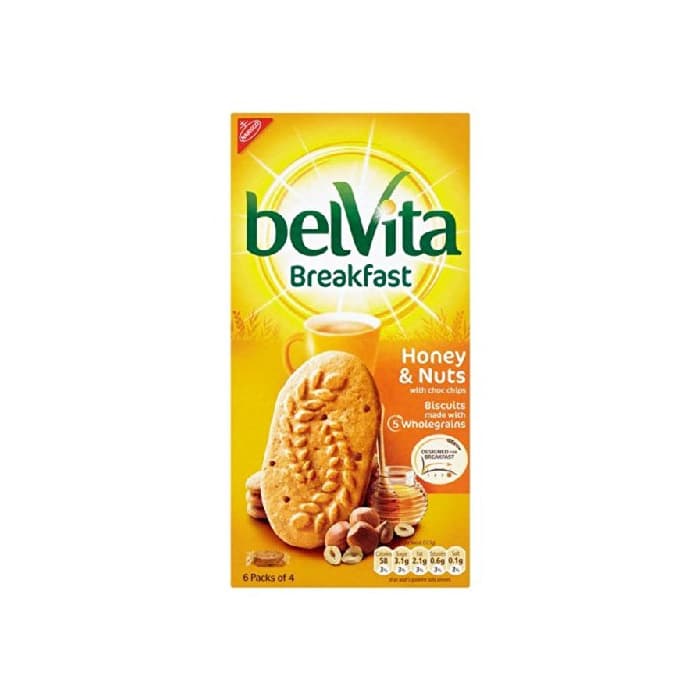 Product Belvita miel y nuez desayuno Galletas 6 x 50g