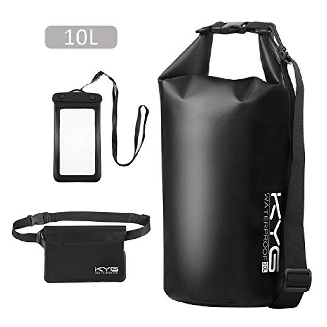 Producto KYG Premium Bolsa estanca 10L Impermeable Seca Set de Bolsa Waterproof con