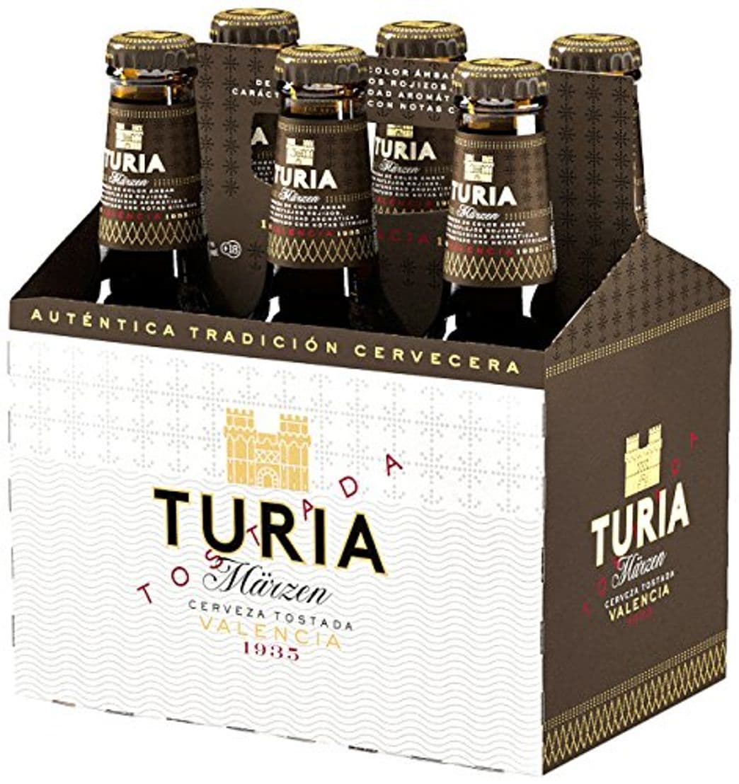 Product Cerveza Tostada Turia Märzen Cesta de 6 Botellas 25cl