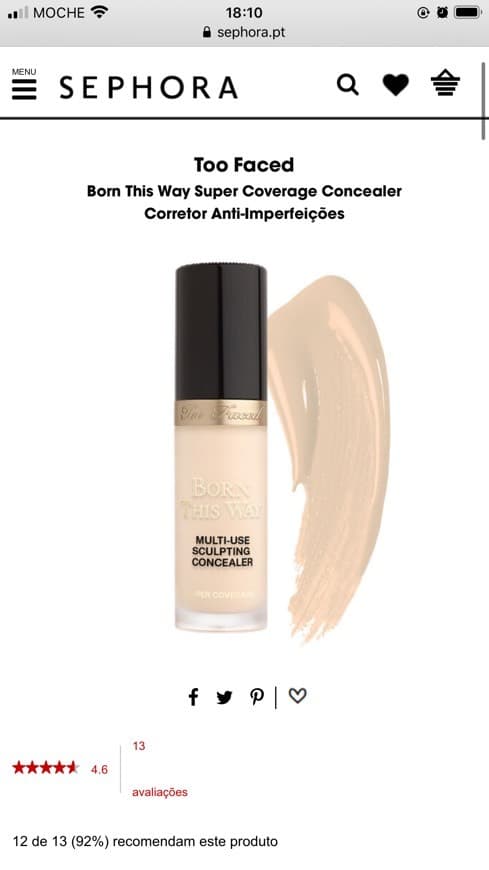 Fashion Too Faced Concealer