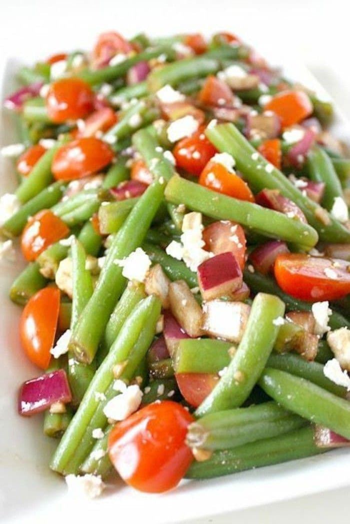 Moda Receta de Ensalada de Habichuelas con Tomate y Cebolla ...