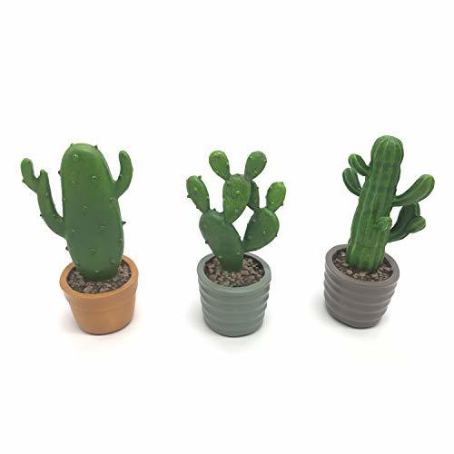 Producto YIVVIN - Plantas Artificiales de Resina con Maceta de Cactus suculentas