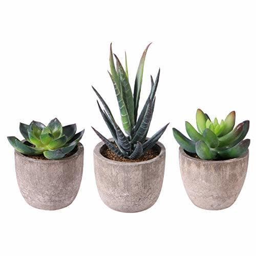 Producto OUNONA 3 UNIDS Plantas Suculentas Artificiales Exterior Faux Suculenta Macetas Decorativas Artificiales