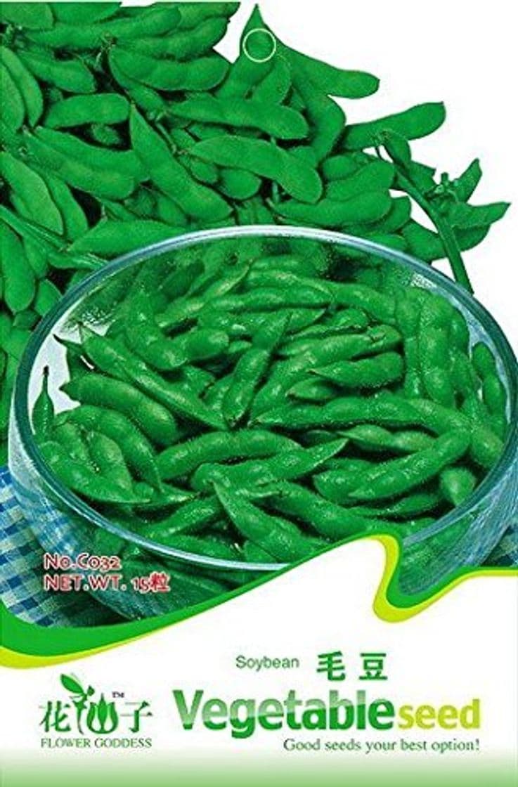 Producto 3 paquetes de 60 semillas de Edamame